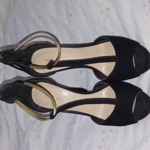 Beautiful black high heals Nine West